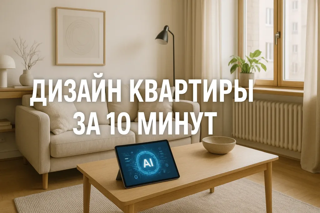 Бесплатный дизайн-проект квартиры за 10 минут: реально работающий способ