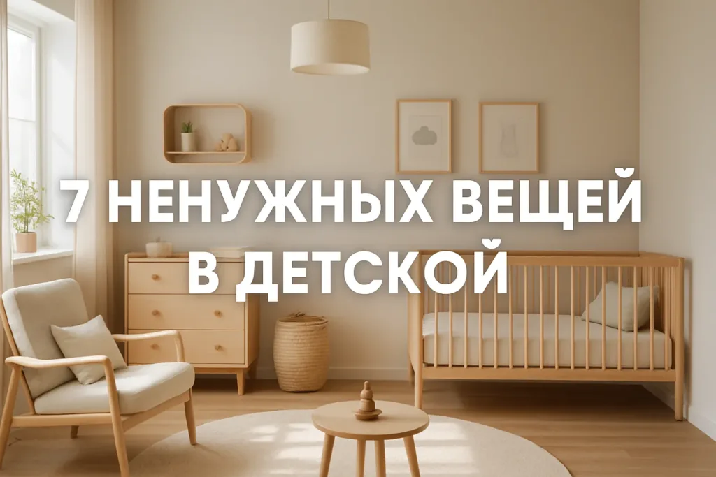 Детская для новорожденного: 7 вещей в интерьере, без которых можно обойтись