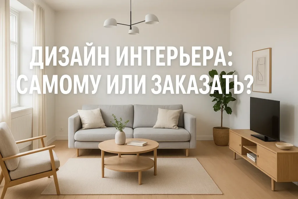 Дизайн интерьера самому или заказать: считаю экономию на проекте