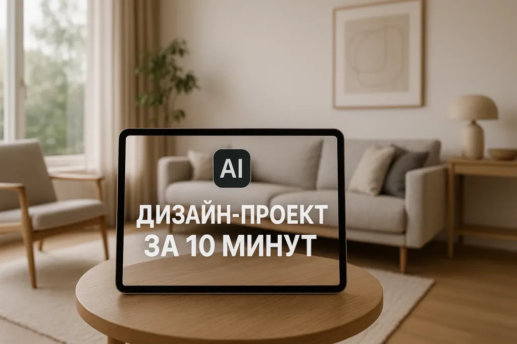 Дизайн-проект интерьера за 10 минут: как работает нейросеть