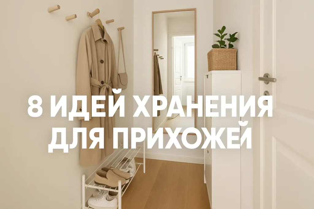 Дизайн прихожей 3 кв.м: 8 идей хранения для узкого коридора