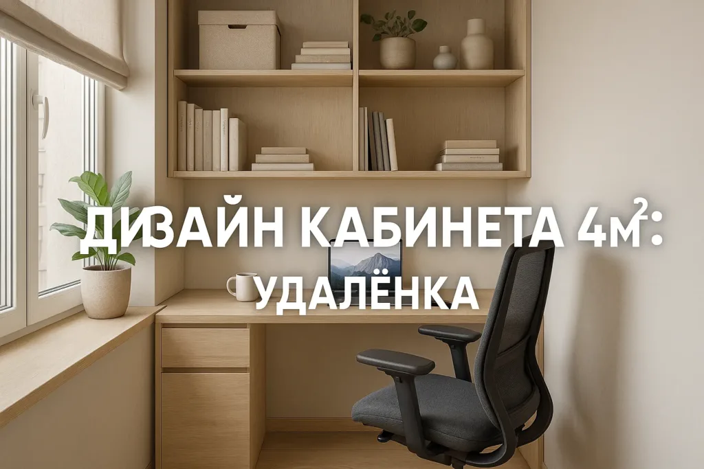 Домашний кабинет 4 кв.м: дизайн рабочего места для удаленки