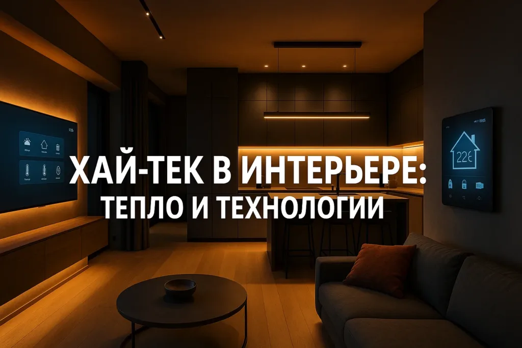 Хай-тек в интерьере квартиры: технологичность без холода