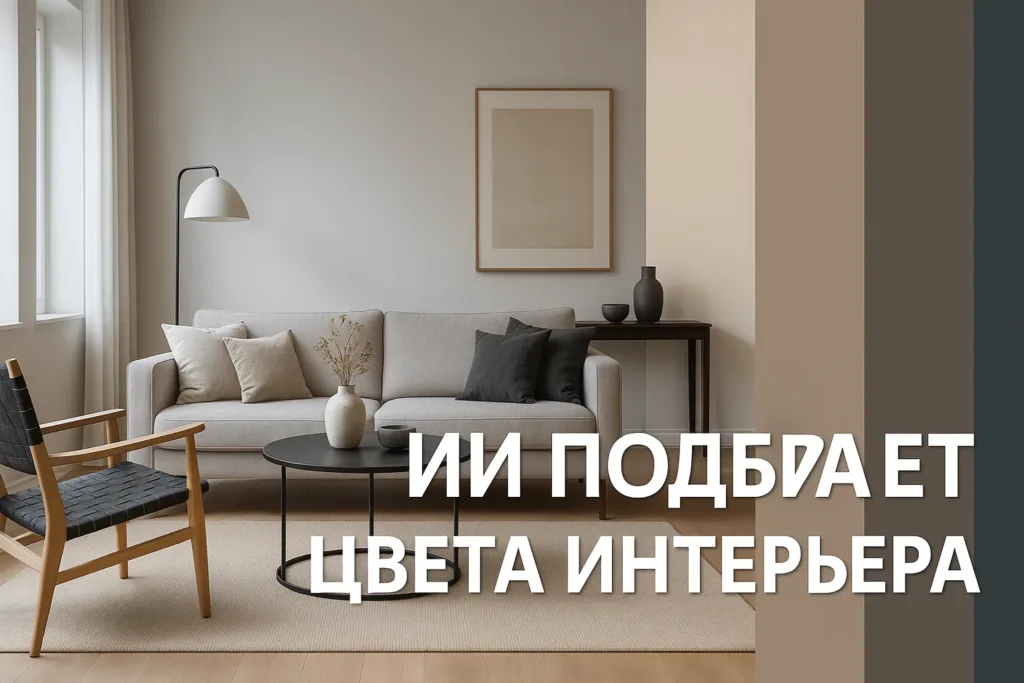 ИИ выбирает цвета для интерьера квартиры: наука + красота