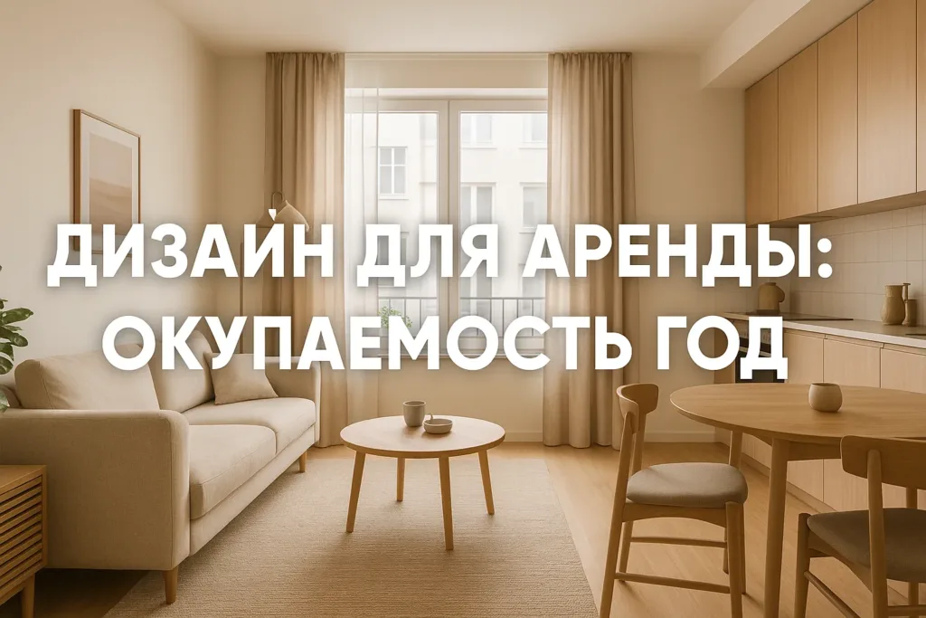 Интерьер квартиры для сдачи в аренду: окупится за год