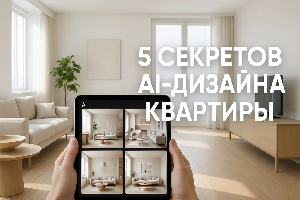 Как заставить нейросеть создать идеальный интерьер квартиры: 5 секретов