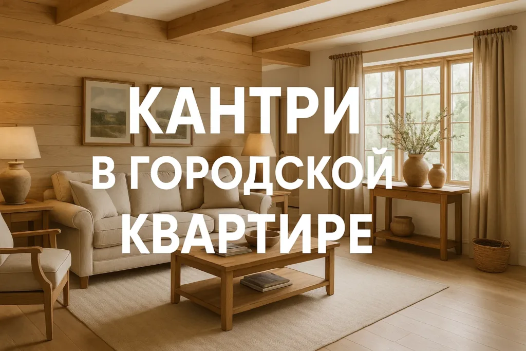 Кантри стиль в интерьере городской квартиры: уют загородного дома
