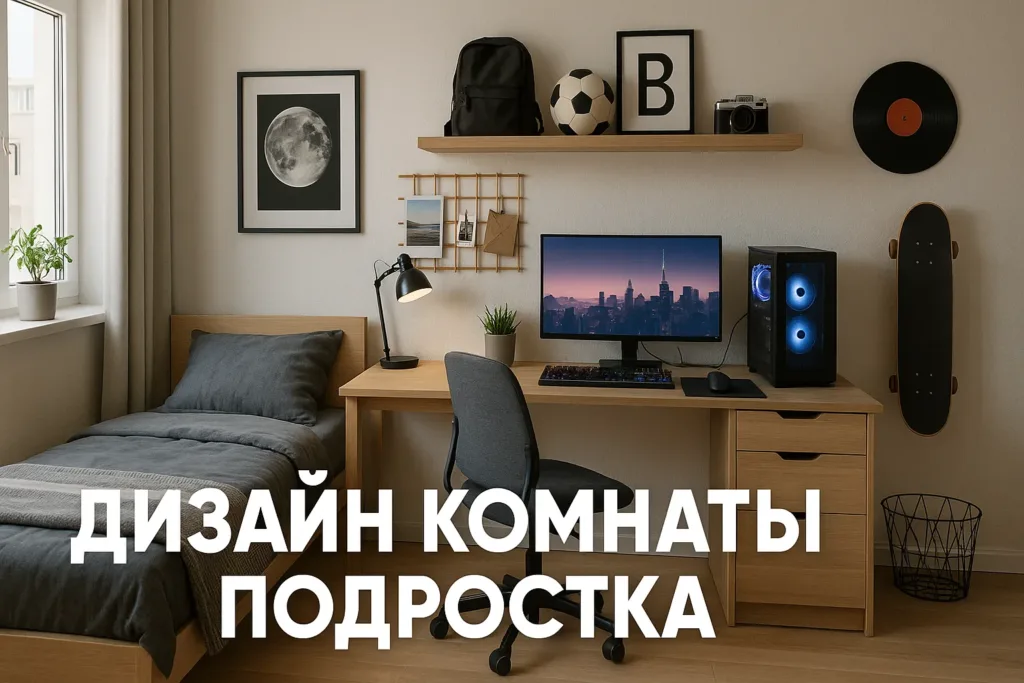 Комната подростка: дизайн интерьера, который он не захочет переделать