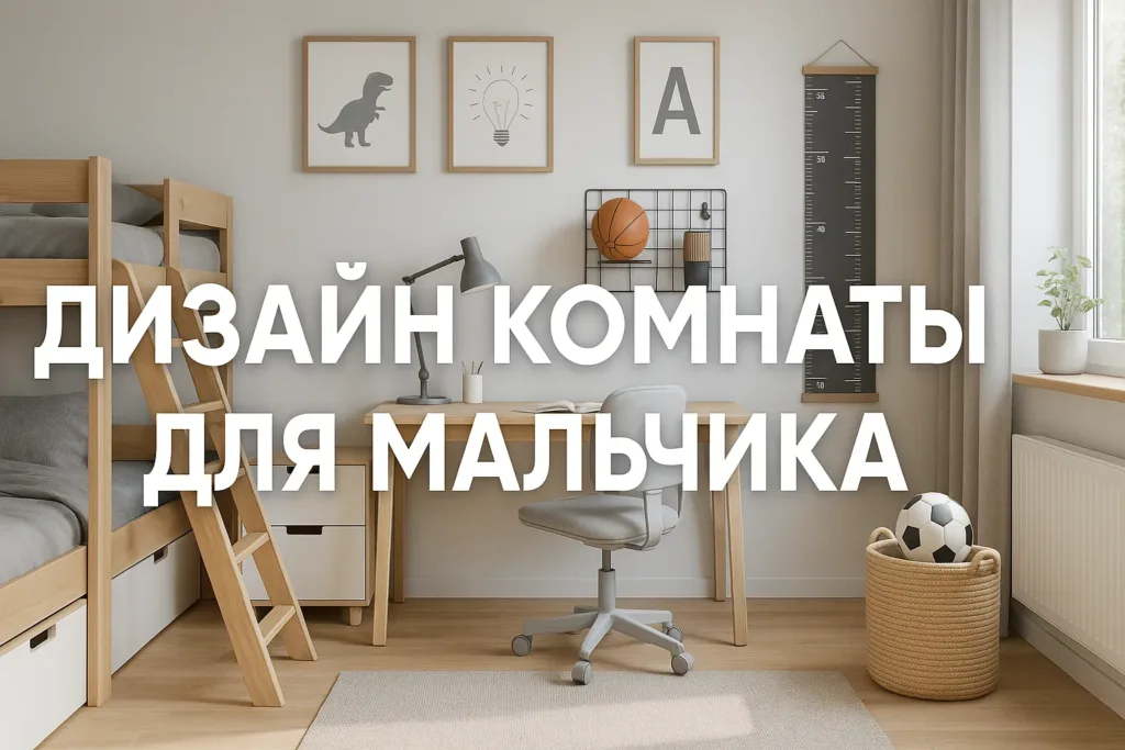 Комната для мальчика: дизайн интерьера, который растет вместе с ребенком