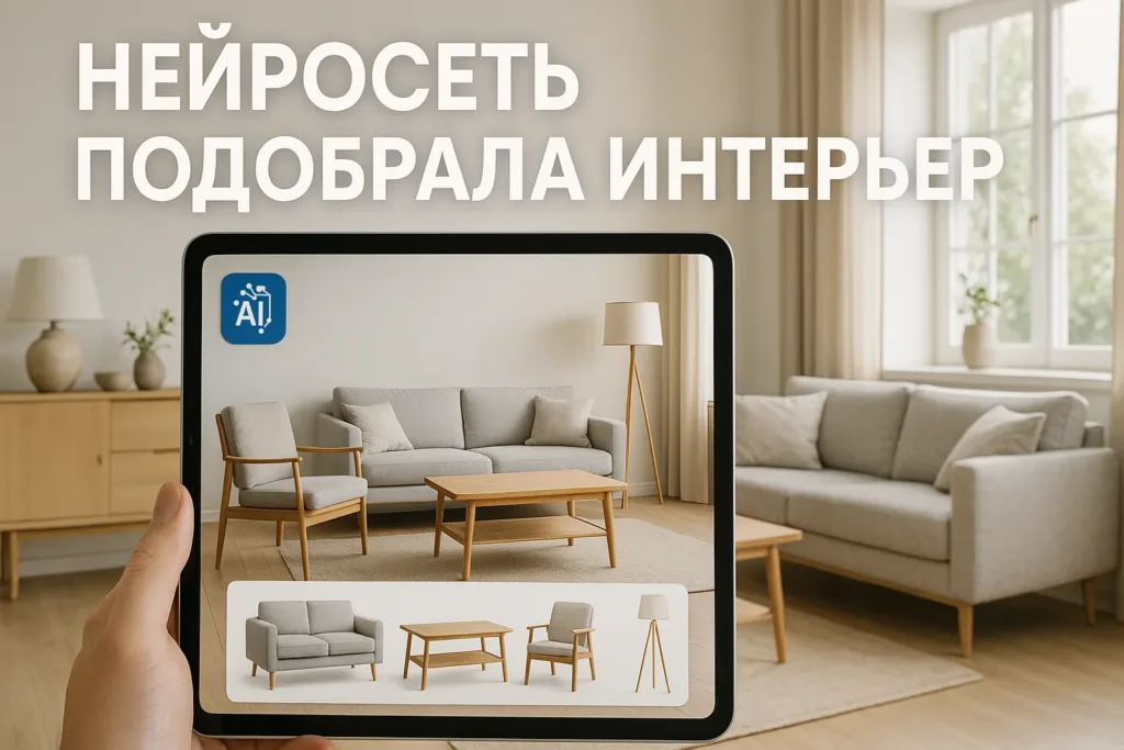 Нейросеть подобрала мебель и цвет для интерьера: я в шоке