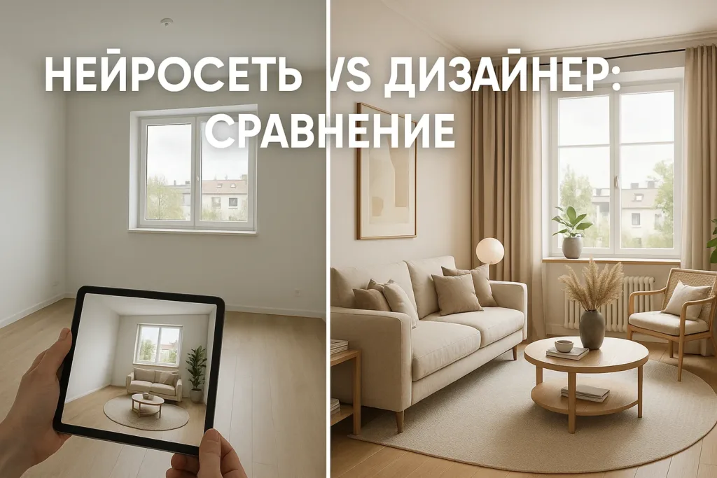 Нейросеть для интерьера vs дизайнер за 200 тысяч: честное сравнение
