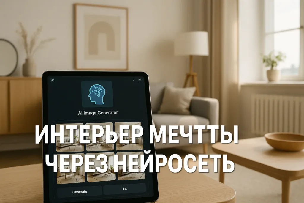 Нейросеть генерирует интерьер квартиры мечты: инструкция для новичков