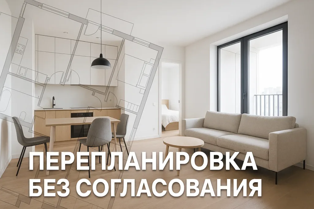 Перепланировка квартиры: что можно менять без согласования в 2025