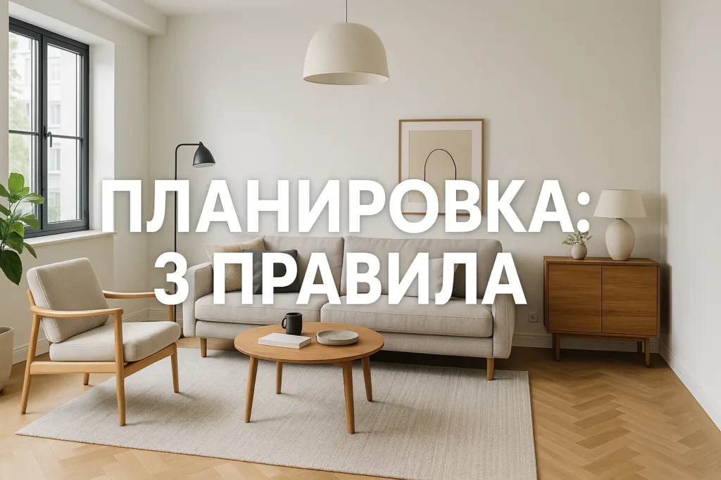 Планировка квартиры: 3 правила расстановки мебели от архитектора