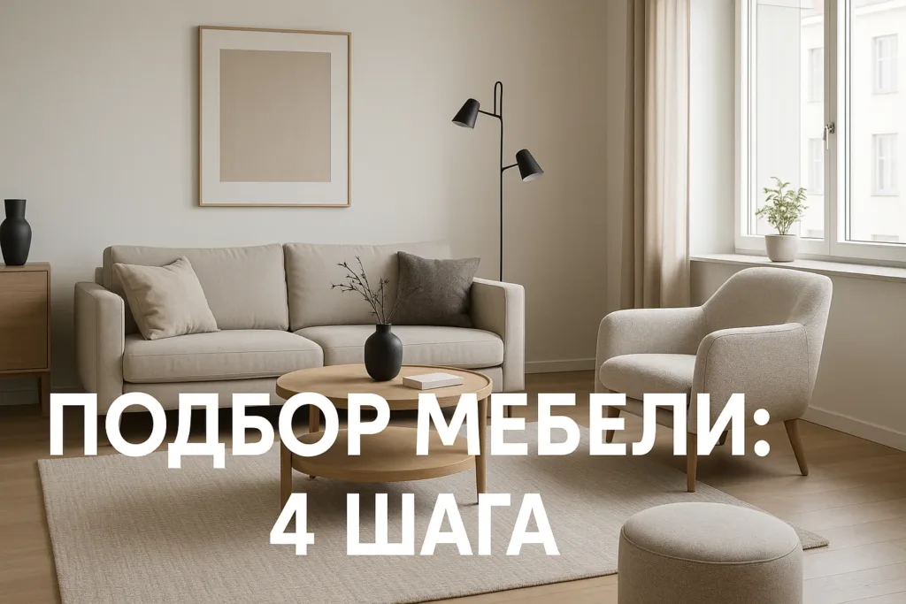 Подобрать мебель под интерьер квартиры: алгоритм из 4 шагов