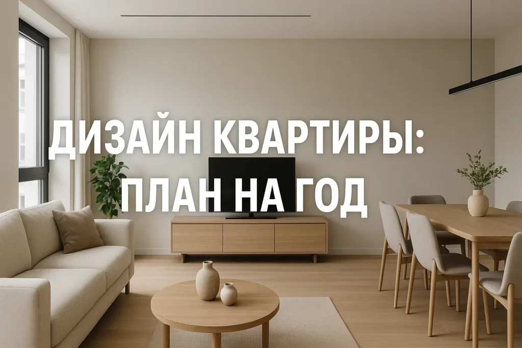 Поэтапный дизайн квартиры: план обустройства на год вместо ремонта за раз