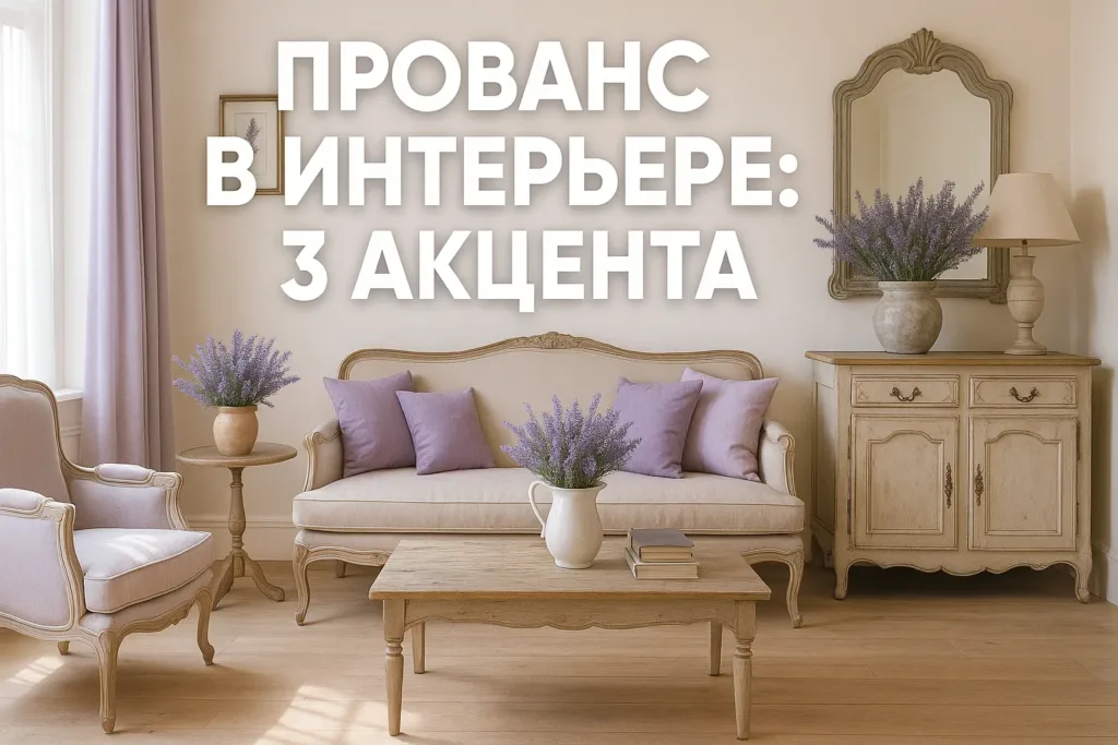 Прованс в интерьере квартиры: 3 акцента без переборщения