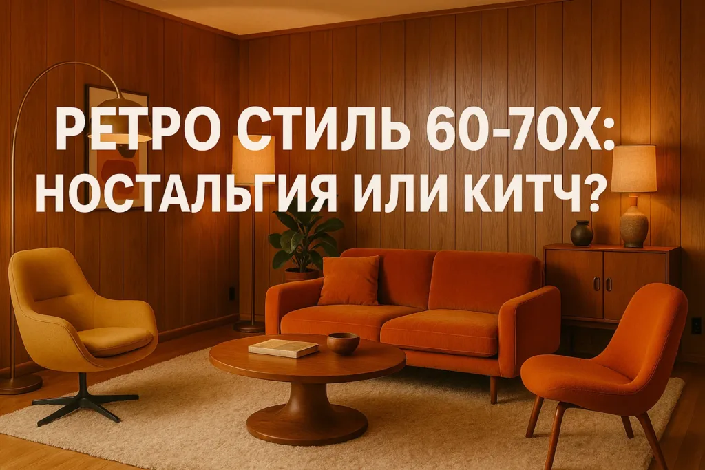 Ретро стиль 60-70х в интерьере квартиры: ностальгия или китч?