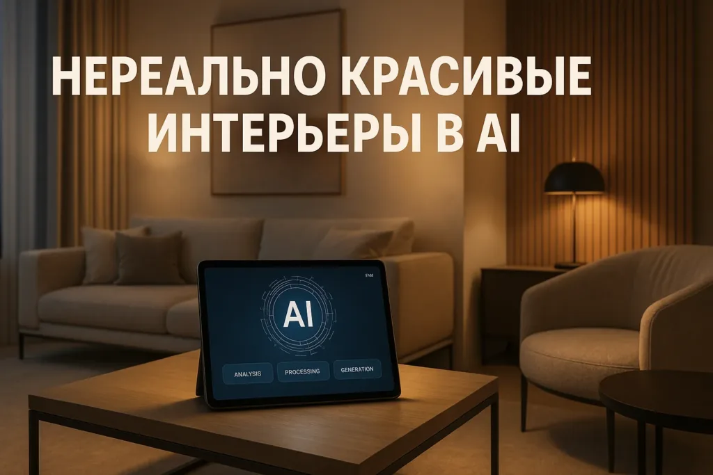 Stable Diffusion для интерьера: создаю нереально красивые комнаты