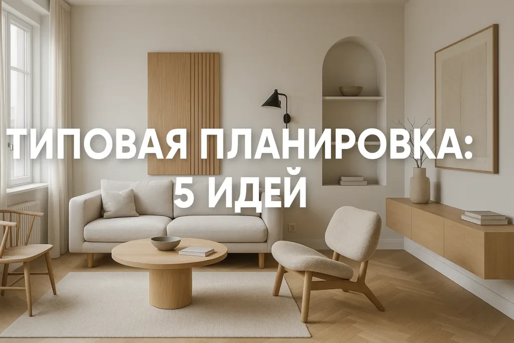 Типовая планировка: как сделать уникальный интерьер в стандартной квартире