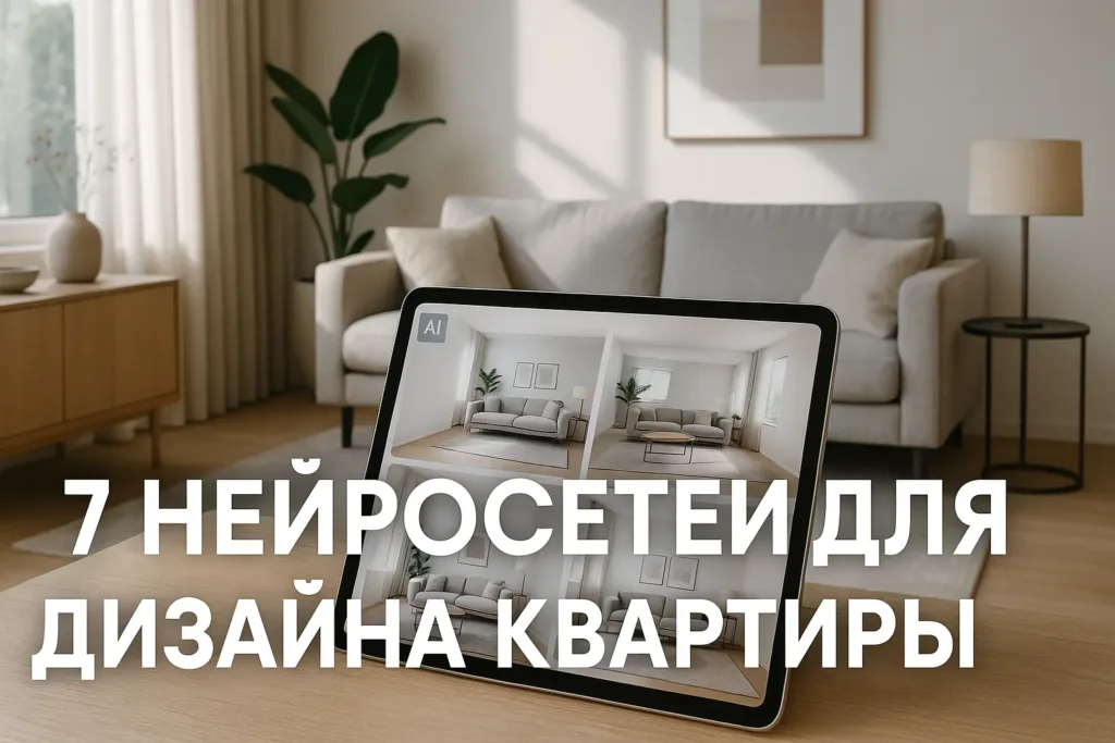 Топ-7 нейросетей для дизайна интерьера квартиры: тестировал всю неделю