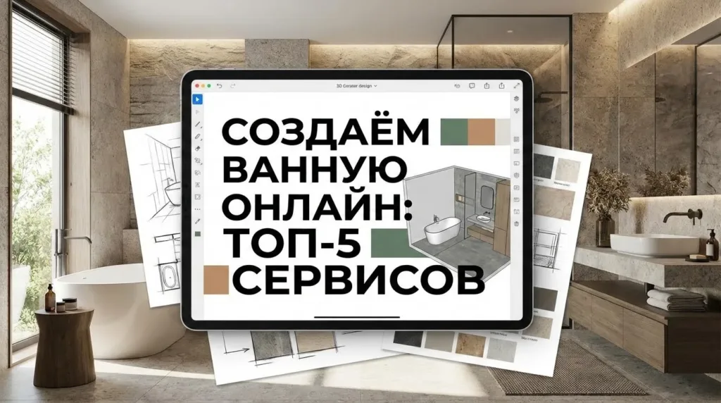 Дизайн ванной комнаты онлайн: 5 сервисов для дизайн-проекта без лишних трат