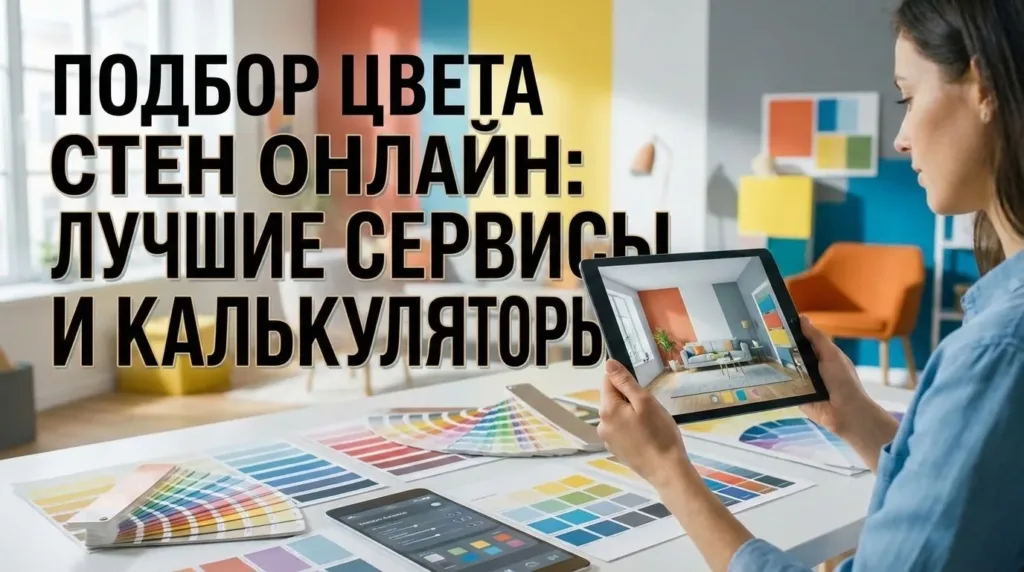 Подобрать цвет стен онлайн: 7 лучших визуализаторов и калькуляторов для ремонта