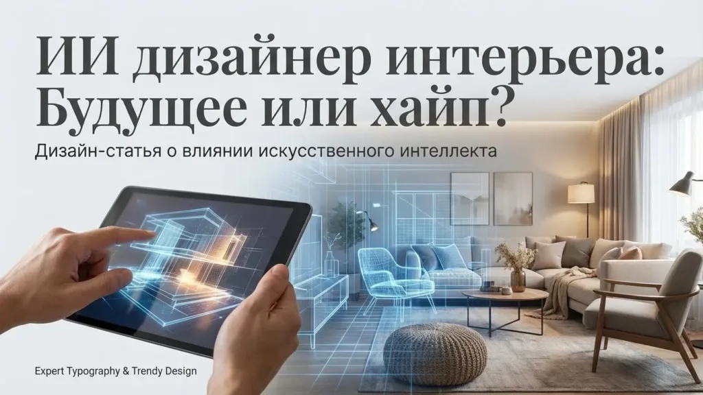 AI для дизайна интерьера: будущее или хайп — тестируем easy peasy AI бесплатно