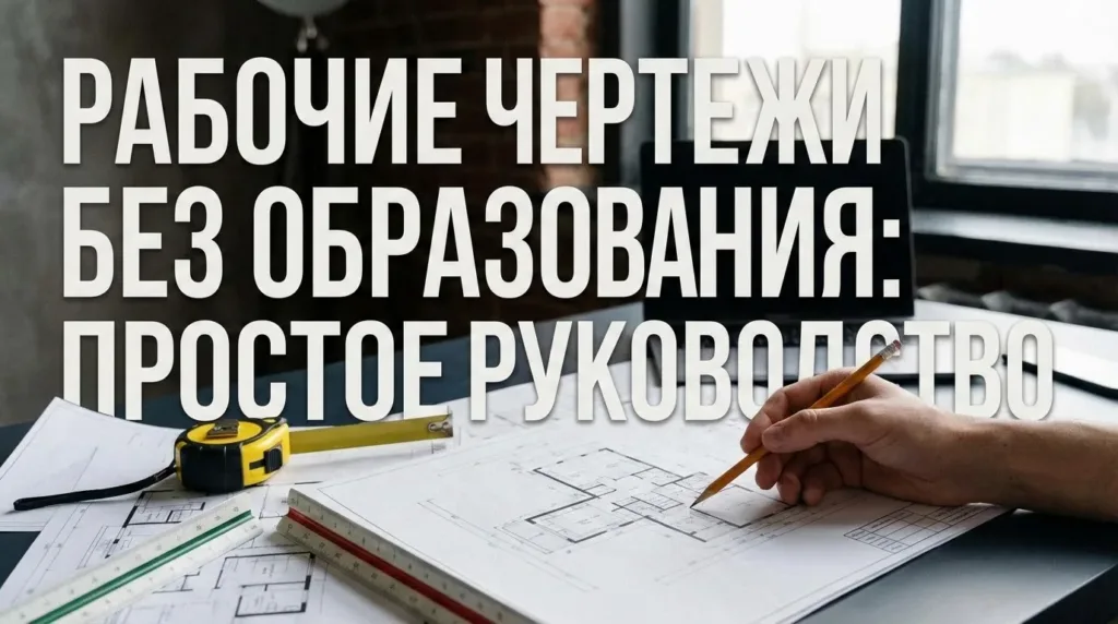 Чертеж для строителей: как сделать рабочие чертежи без спецобразования — в программе для строителей