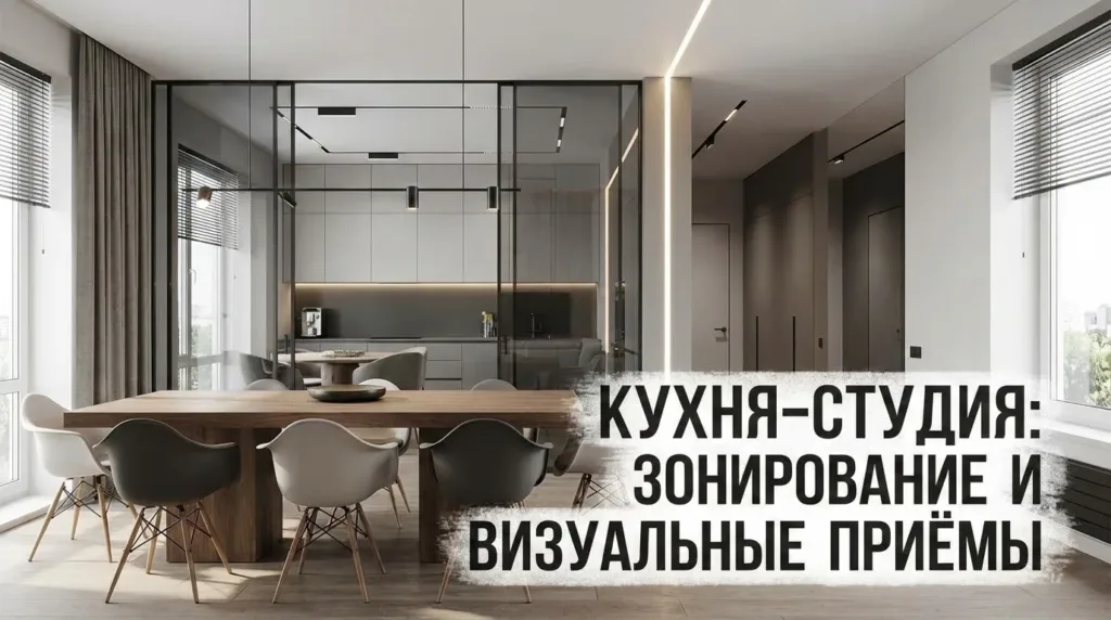 Дизайн кухни-студии: зонирование и приёмы, как в кухне-гостиной фото