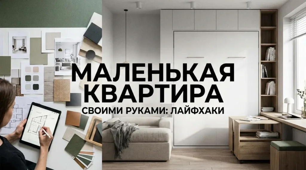 Дизайн маленькой квартиры своими руками