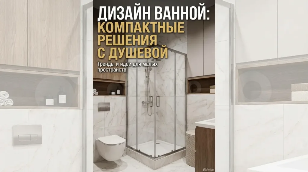 Компактные решения для ванной комнаты с душевой кабиной