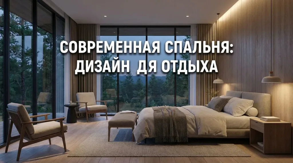 Дизайн спальни в современном стиле с идеями для комфортного отдыха