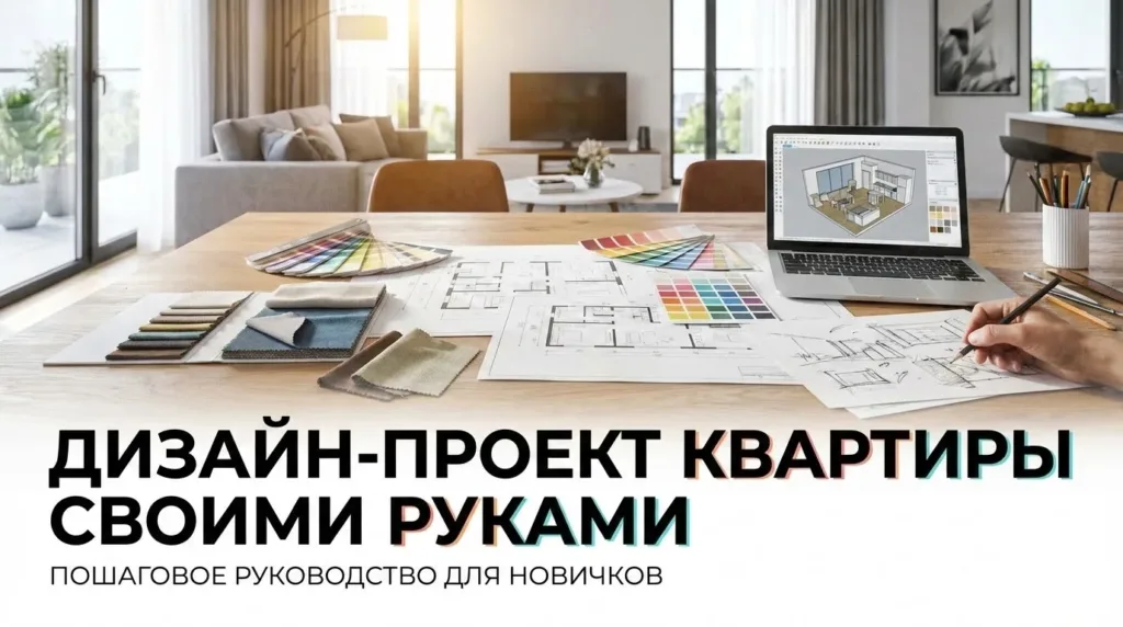 Пошаговый дизайн-проект квартиры для новичков