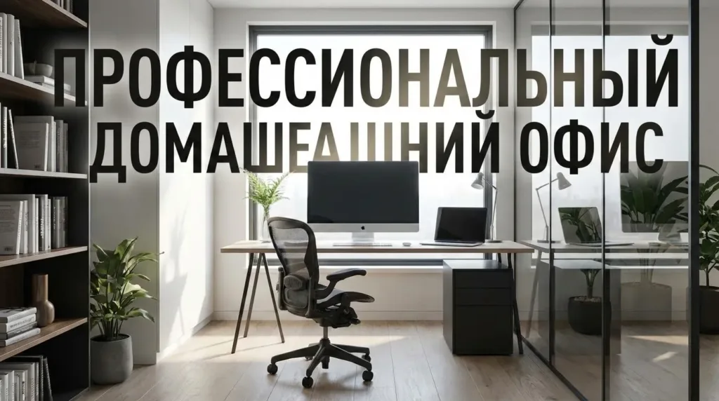 Дизайн домашнего офиса для профессиональной атмосферы