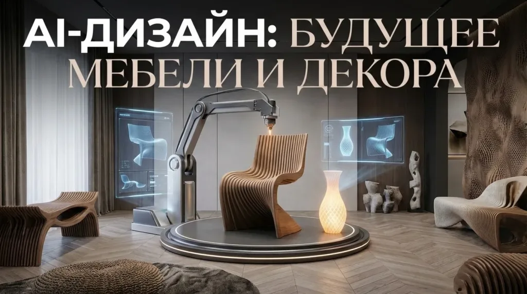 Генератор мебели онлайн: как AI помогает создавать дизайн мебели и декора