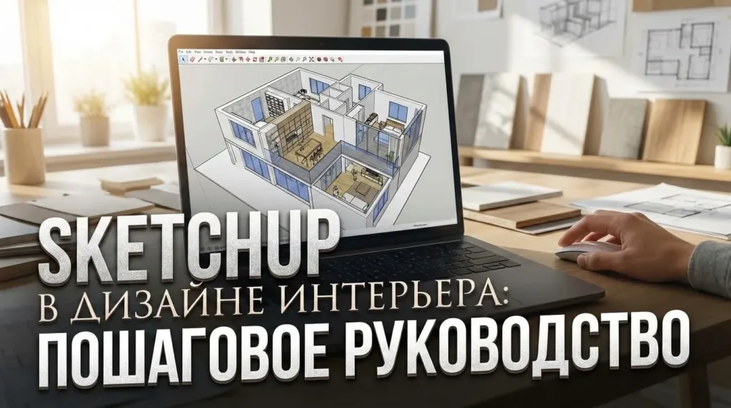 Интерьер в SketchUp: пошаговое руководство по дизайну интерьера для новичков