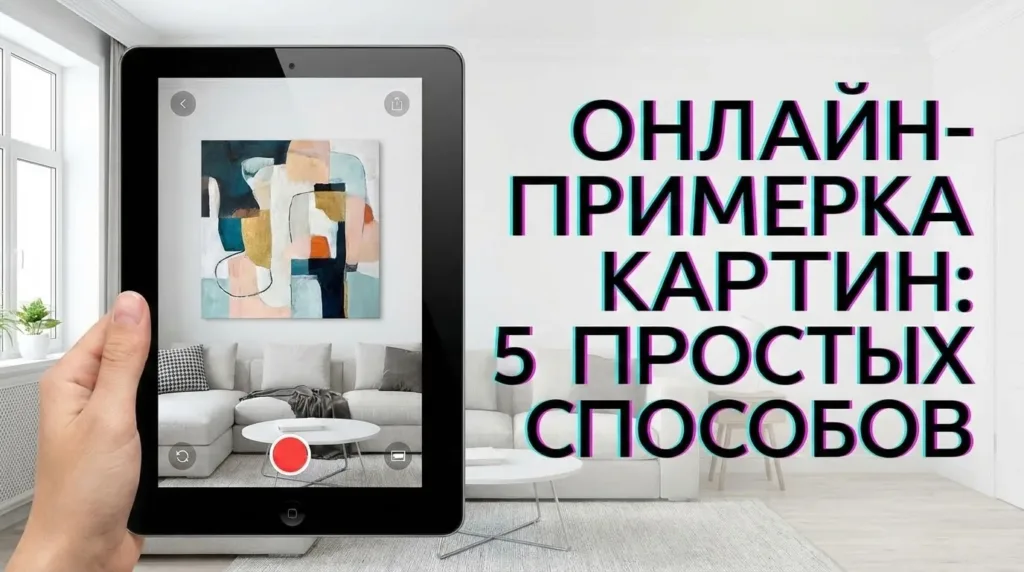 Как повесить картину на стену: 5 способов примерить в интерьер онлайн