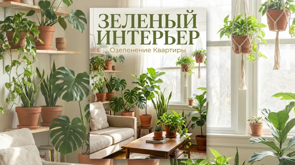 Комнатные растения в дизайне интерьера — идеи озеленения квартиры с фото