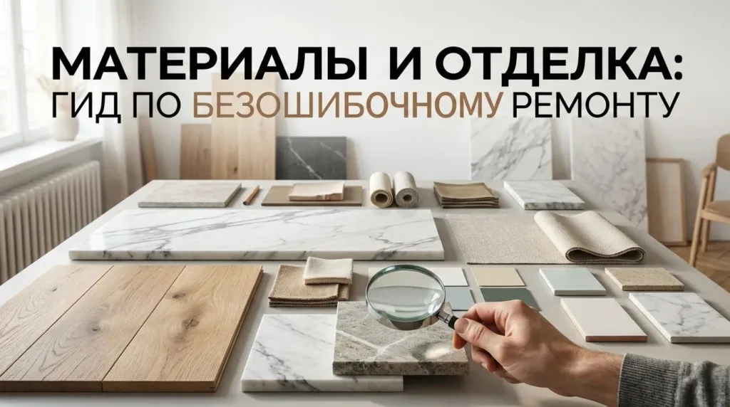 Материалы для ремонта: как выбрать отделку и не ошибиться в планировании ремонта
