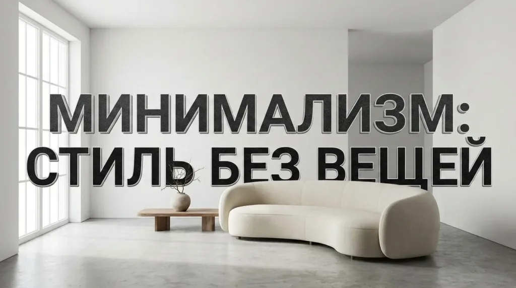 Минимализм в интерьере квартиры: 7 шагов к стильному пространству без хлама