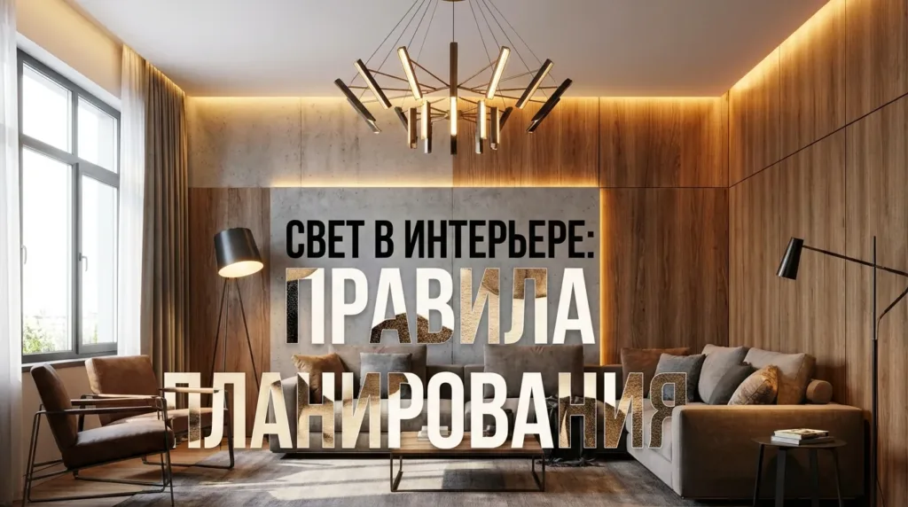 Освещение в интерьере: как спланировать свет — примеры и трековые решения