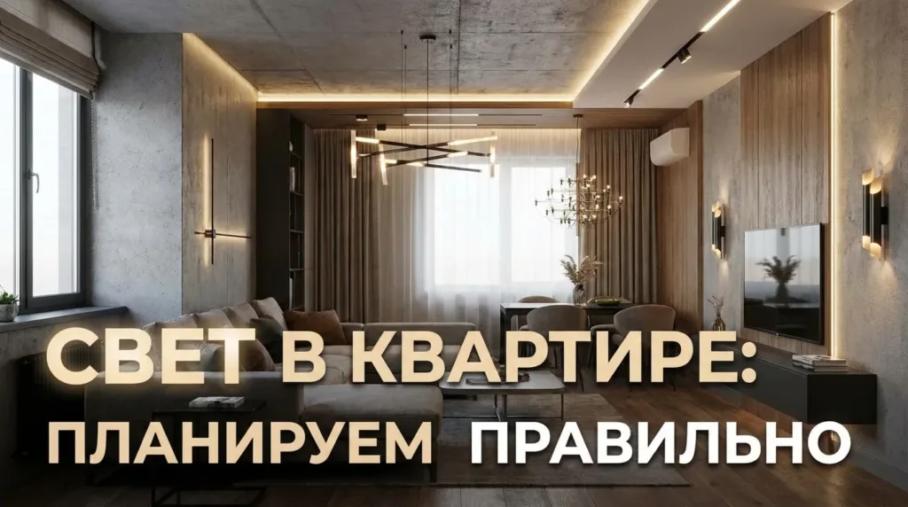 Освещение квартиры: как правильно спланировать свет в дизайн-проекте