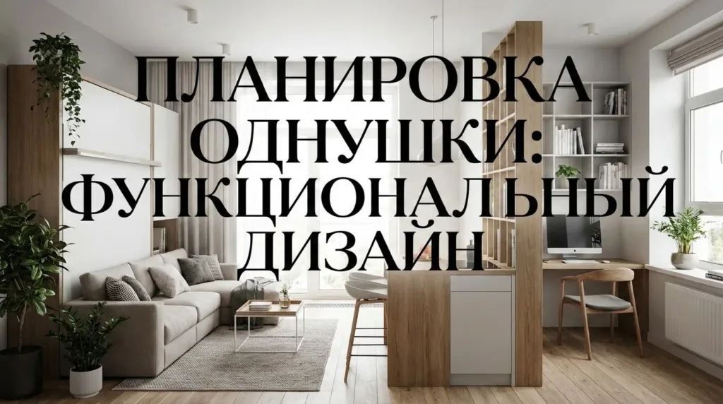 Планировка однушки: 7 шагов, чтобы сделать однокомнатную квартиру функциональной