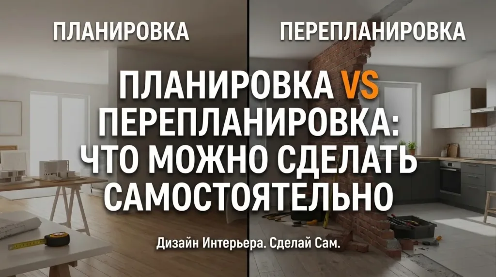Планировка квартиры: что можно сделать самому без перепланировки