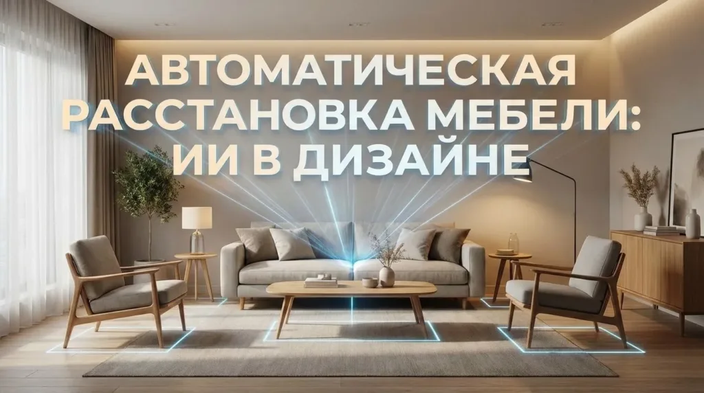 Расстановка мебели в квартире: план с помощью искусственного интеллекта