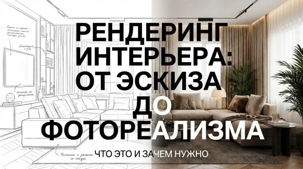 Рендер интерьера: что это, зачем нужен и как настроить под дизайн интерьера