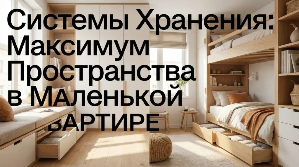 Система хранения в маленькой квартире: идеи и лайфхаки для порядка