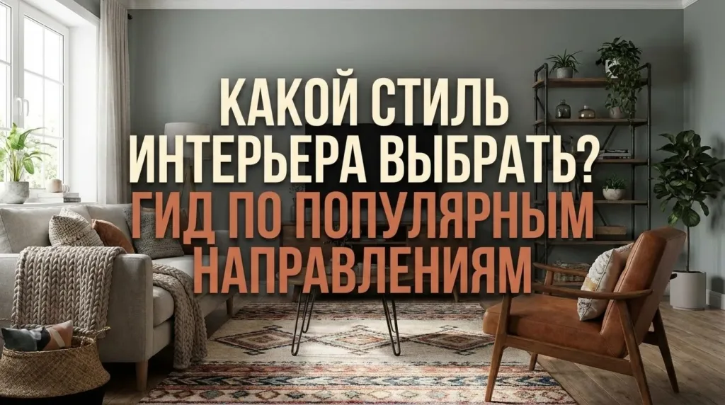 Гид по стилям интерьера и современным направлениям дизайна