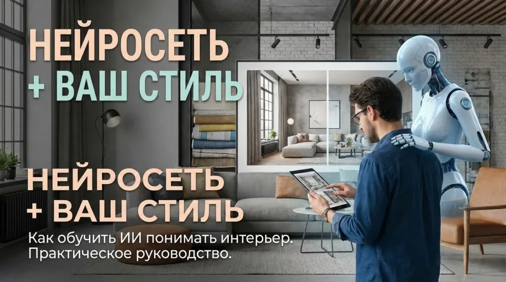 Стили интерьера: как обучить нейросеть понимать ваш вкус и современный стиль